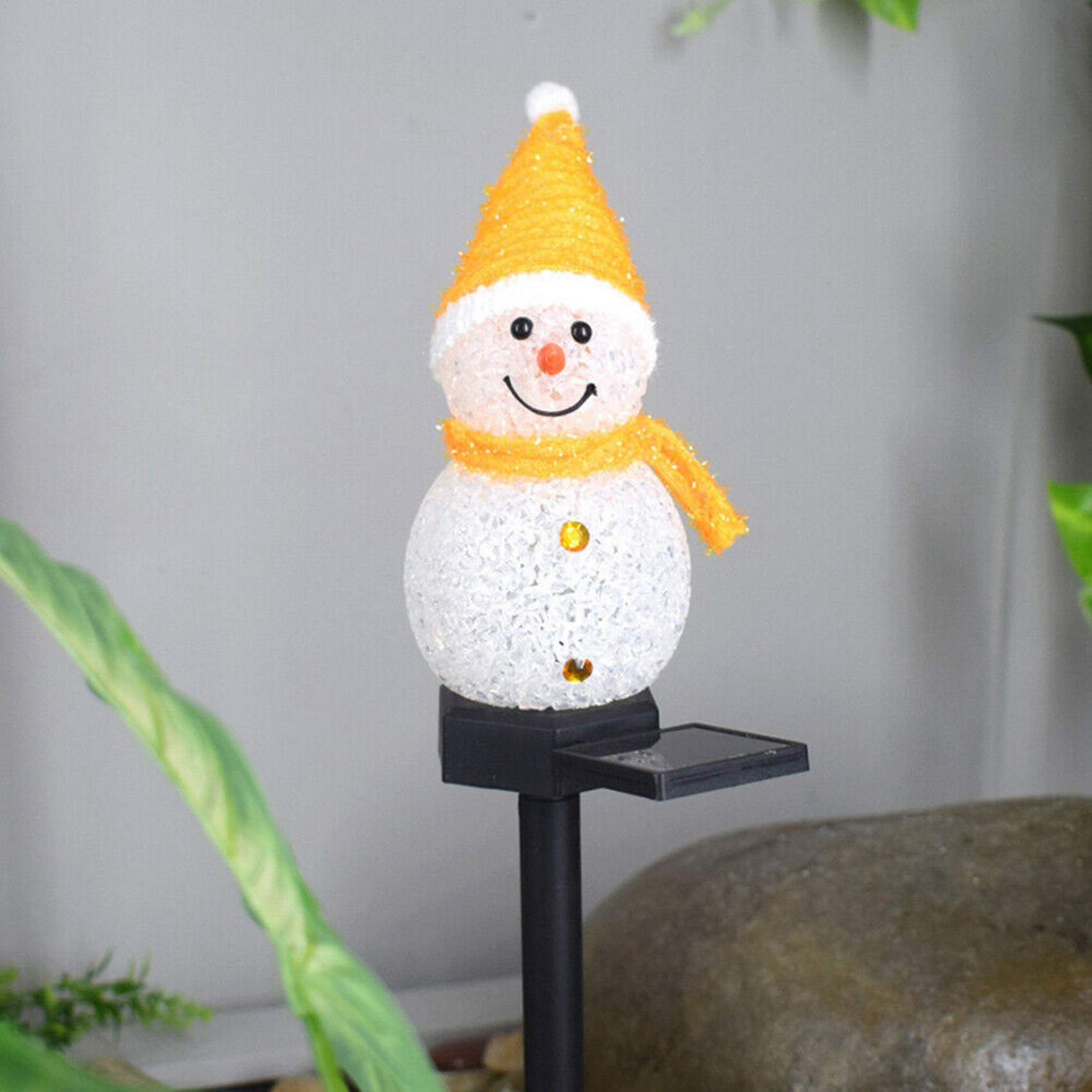 Outdoor Solar Power Xmas Lights - PZHI-Snowman Solar Lights Christmas Solar Powered