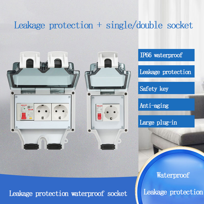 Outdoor Power Outlet Waterproof - Outdoor waterproof socket 86 type waterproof
