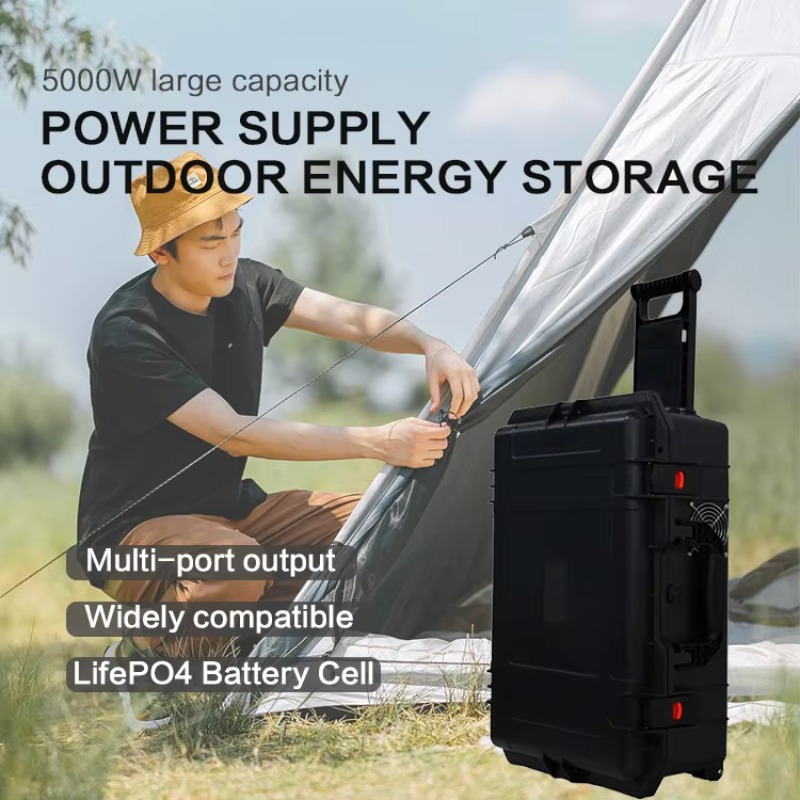Outdoor Power House - Esun 51.2v Solar Trolley Case Power