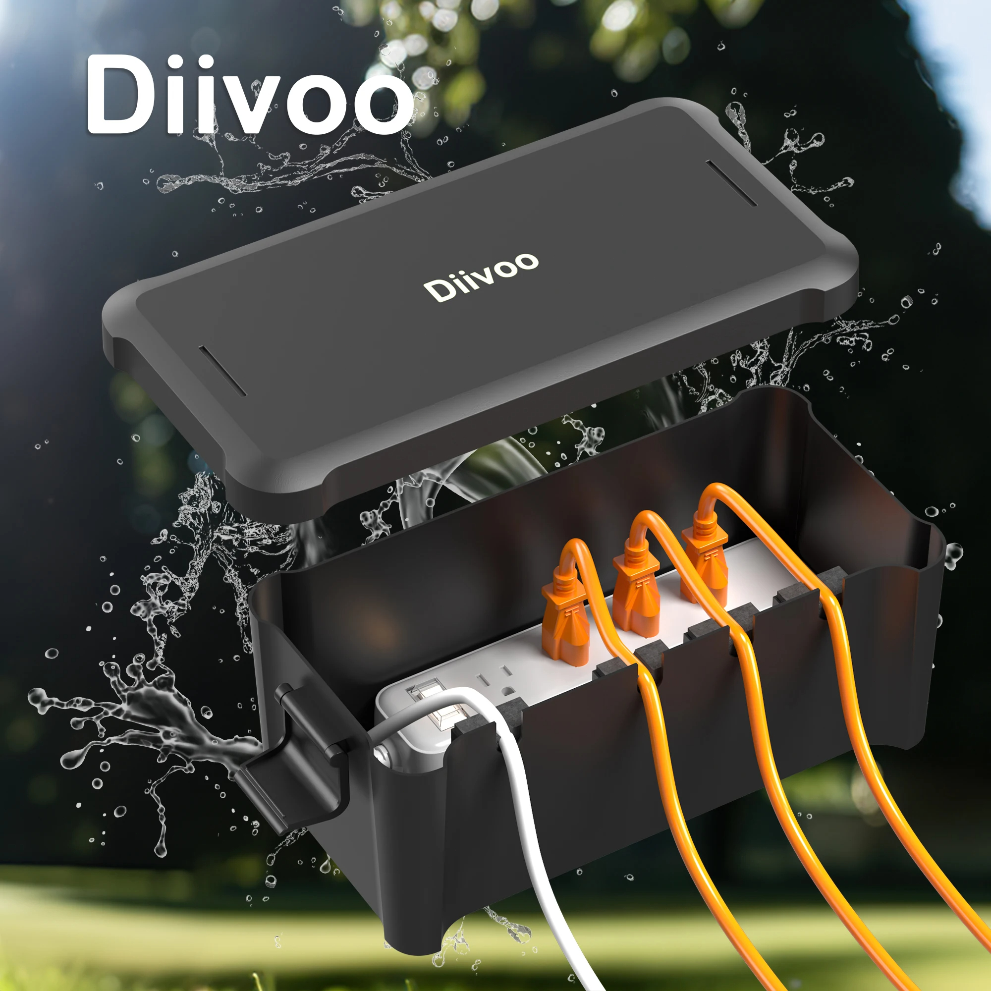Outdoor Power Outlet Waterproof - Diivoo Outdoor Waterproof Electrical Box Outside