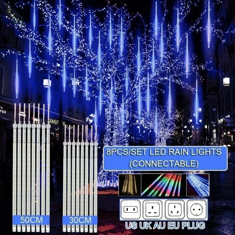 Outdoor Power Hub - 30cm /50cm Waterproof Meteor Shower Rain