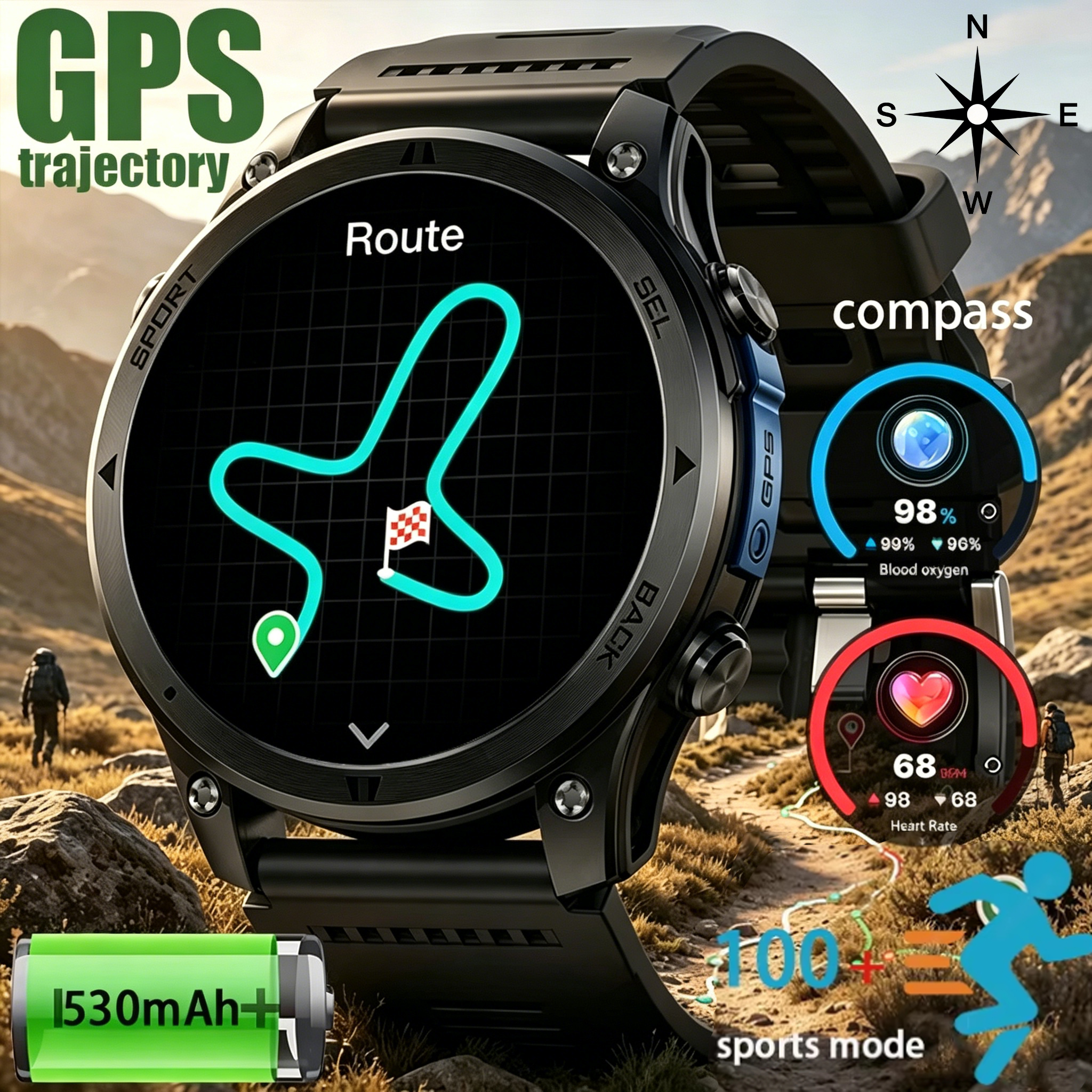 Outdoor Power Meter Box - 2026 New GPS track Durable Outdoor
