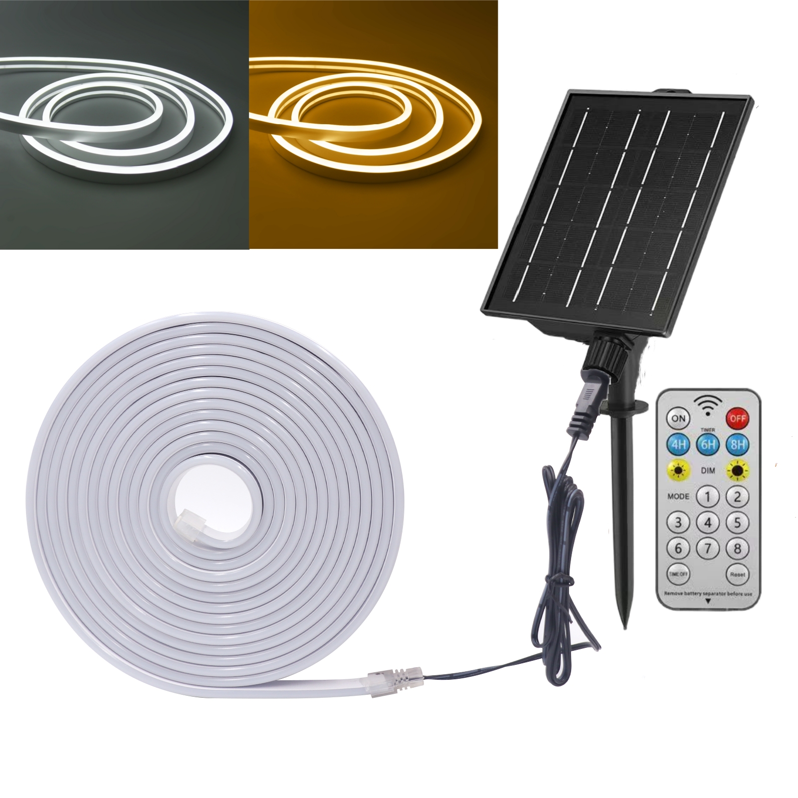 Outdoor Power Strip - 24V Solar Neon Light LED Strip