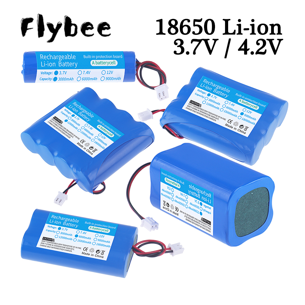 Outdoor Power Hub - 3.7V 1S2P 1S3P Rechargeable 3000/6000mah 18650