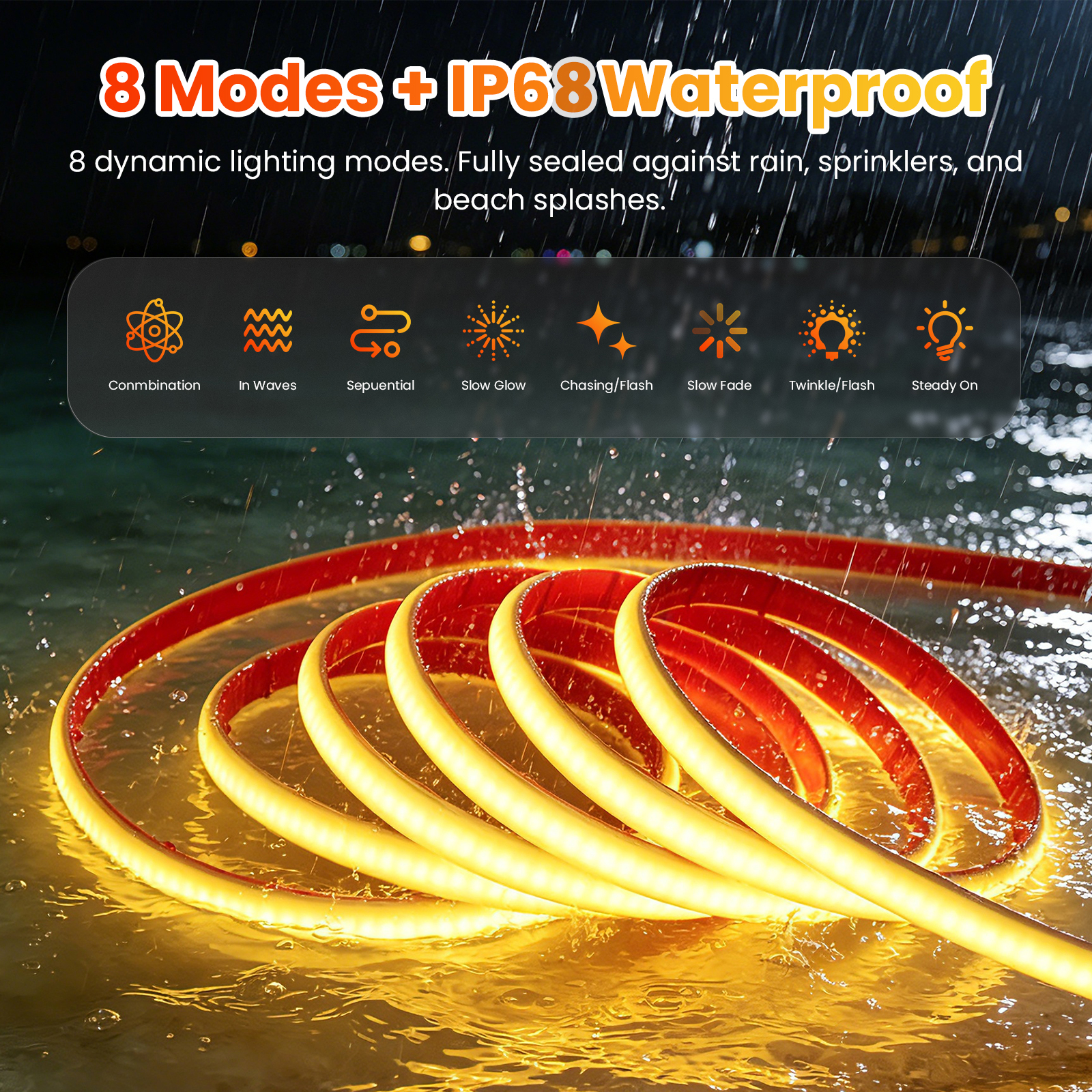IP68 Solar Powered COB LED Neo - Outdoor Power Strip incelemesi ve fiyatı