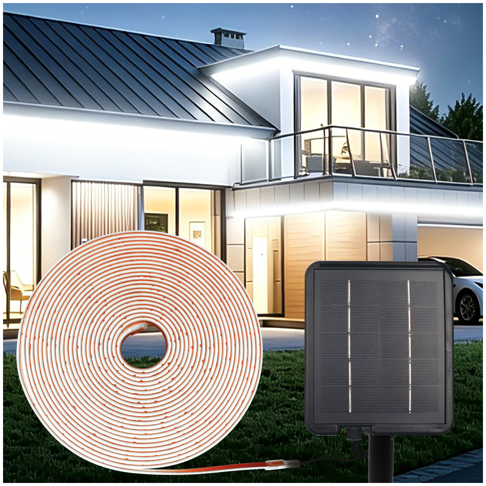 IP68 Solar Powered COB LED Neo - Outdoor Power Strip incelemesi ve fiyatı