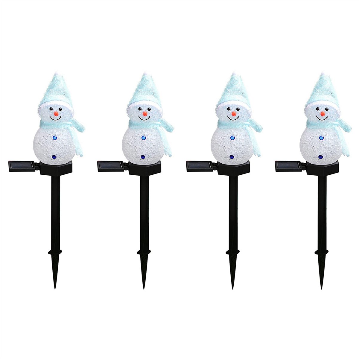 N84R 4X Snowman Solar Lights C - Outdoor Solar Power Xmas Lights incelemesi ve fiyatı