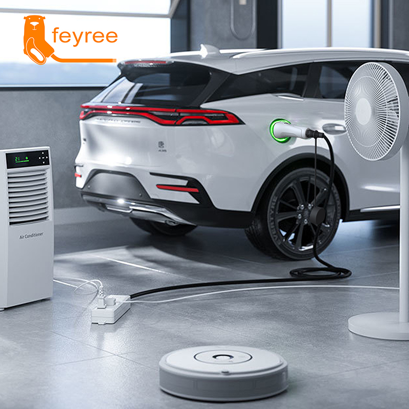 feyree V2L Cable Electric Car  - Outdoor Power Hub incelemesi ve fiyatı