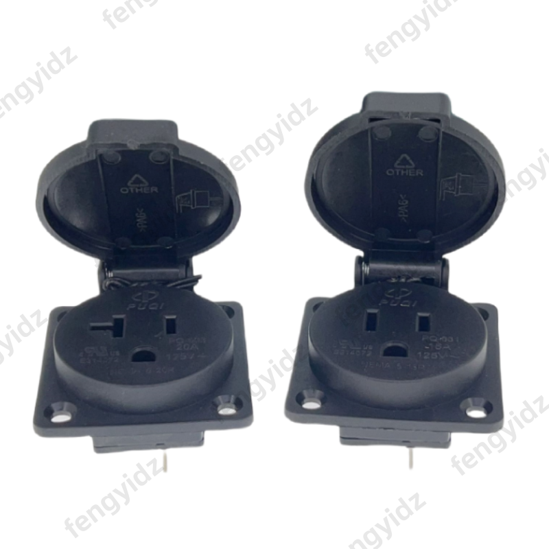 Black 125V 15A 20A IP44 CE Ame - Outdoor Power Rack incelemesi ve fiyatı