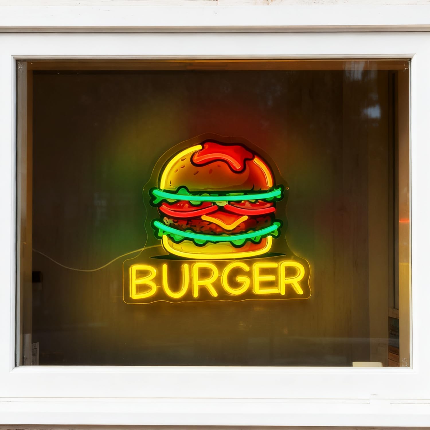 Burger Neon Sign, LED Hamburge - Outdoor Kitchen Power incelemesi ve fiyatı