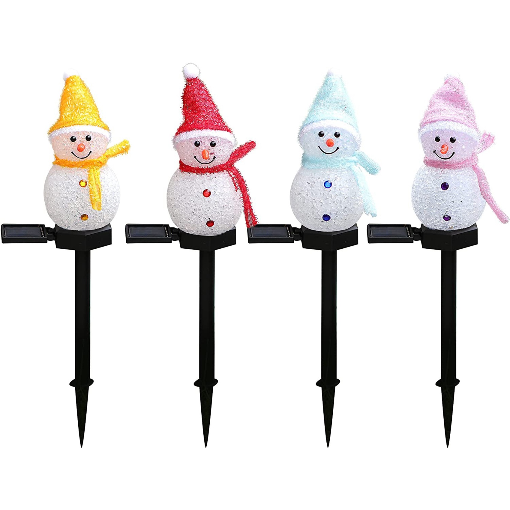 PZHI-Snowman Solar Lights Chri - Outdoor Solar Power Xmas Lights incelemesi ve fiyatı