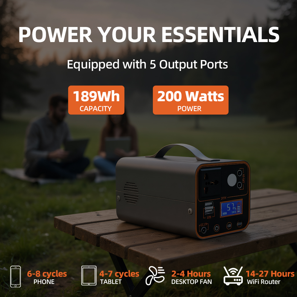 200W Portable Power Station 22 - Outdoor Power Hub incelemesi ve fiyatı