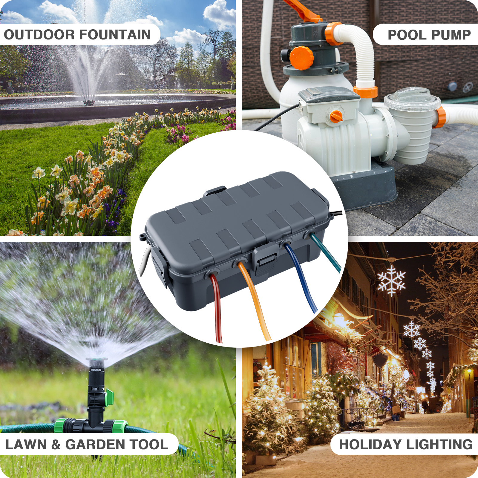 Outdoor Electrical Box Waterpr - Outdoor Power Plug incelemesi ve fiyatı
