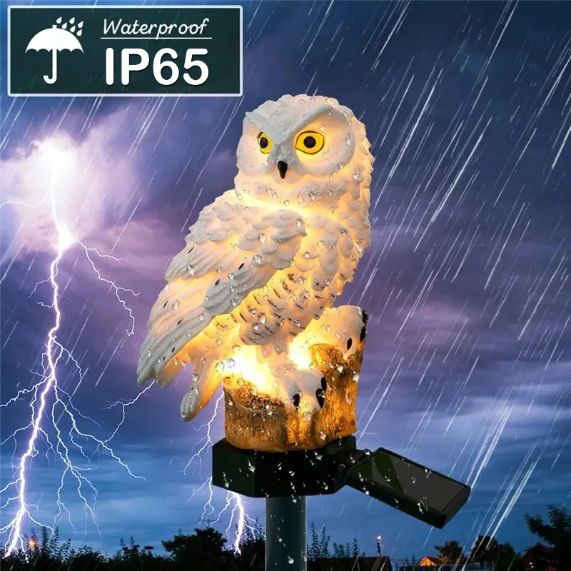 Solar Lamp Owl Animal Solar Ga - Outdoor Power House incelemesi ve fiyatı