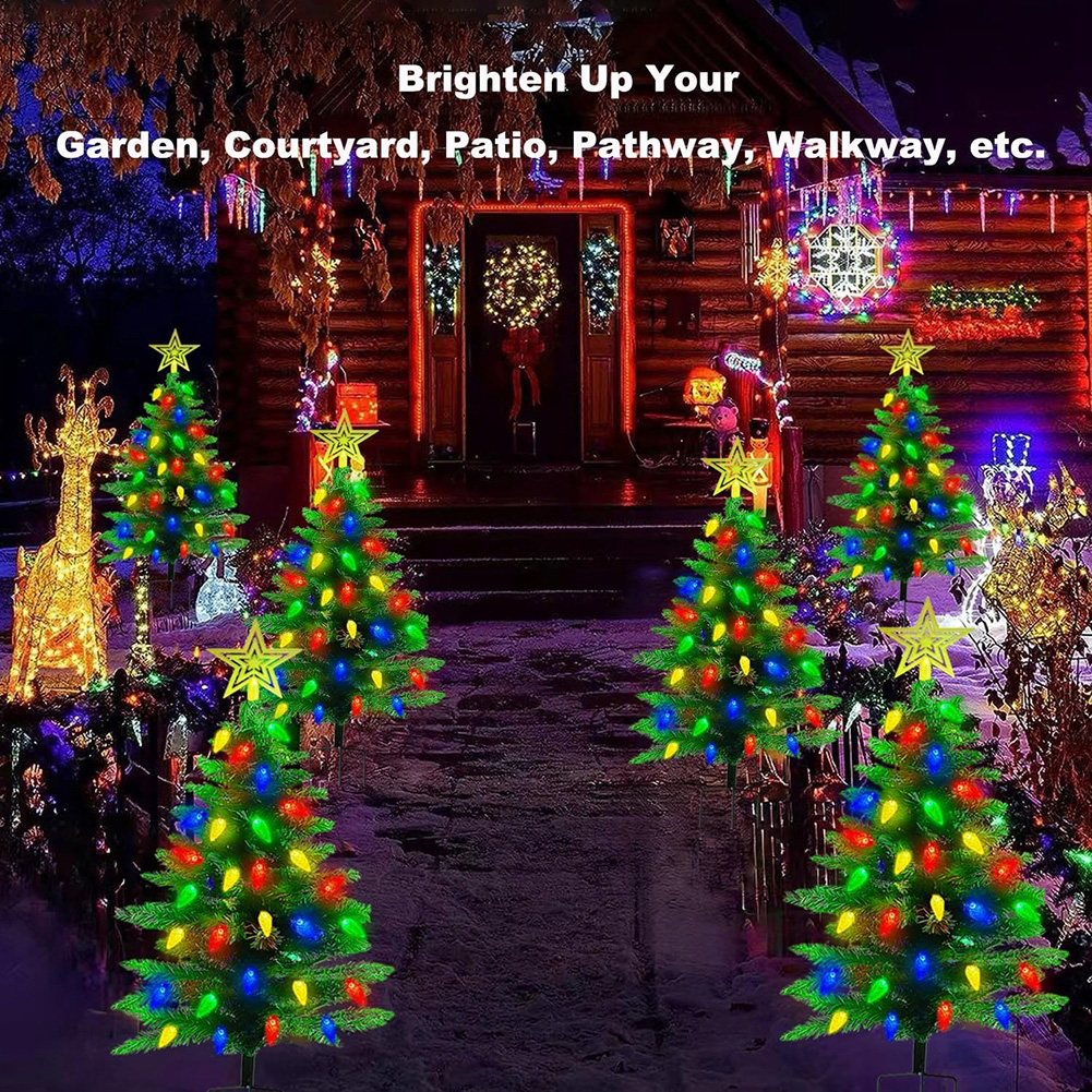 Xmas Tree Garden Decorative Le - Outdoor Solar Power Xmas Lights incelemesi ve fiyatı