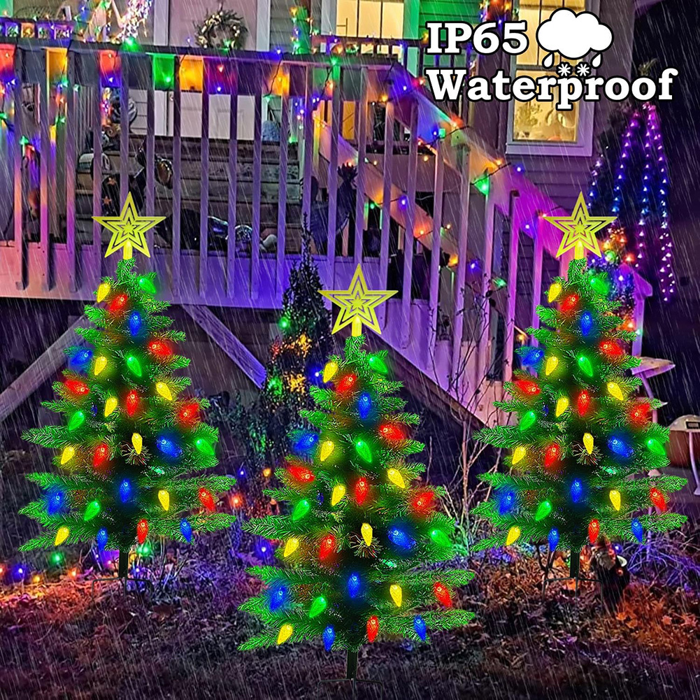 Xmas Tree Garden Decorative Le - Outdoor Solar Power Xmas Lights incelemesi ve fiyatı