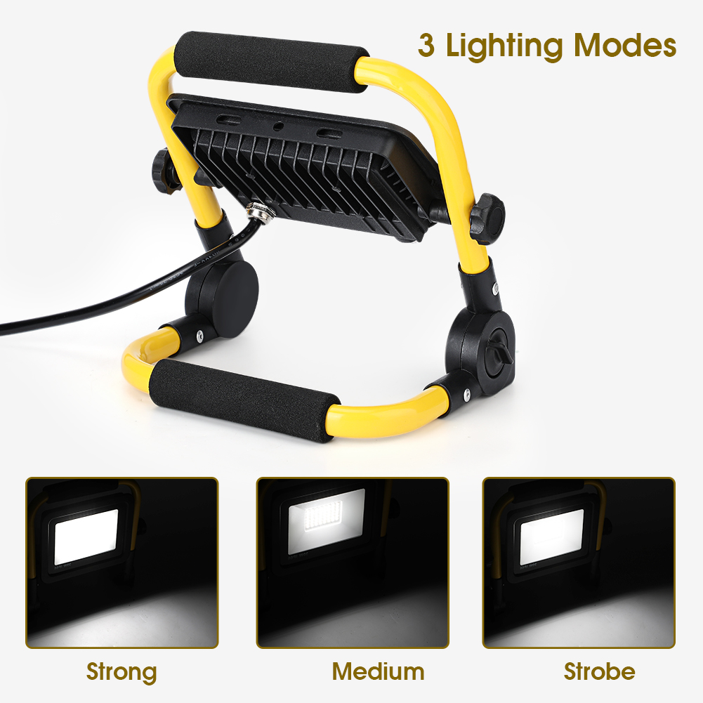 Portable LED Flood Light IP65  - Outdoor Power Outlet Waterproof incelemesi ve fiyatı