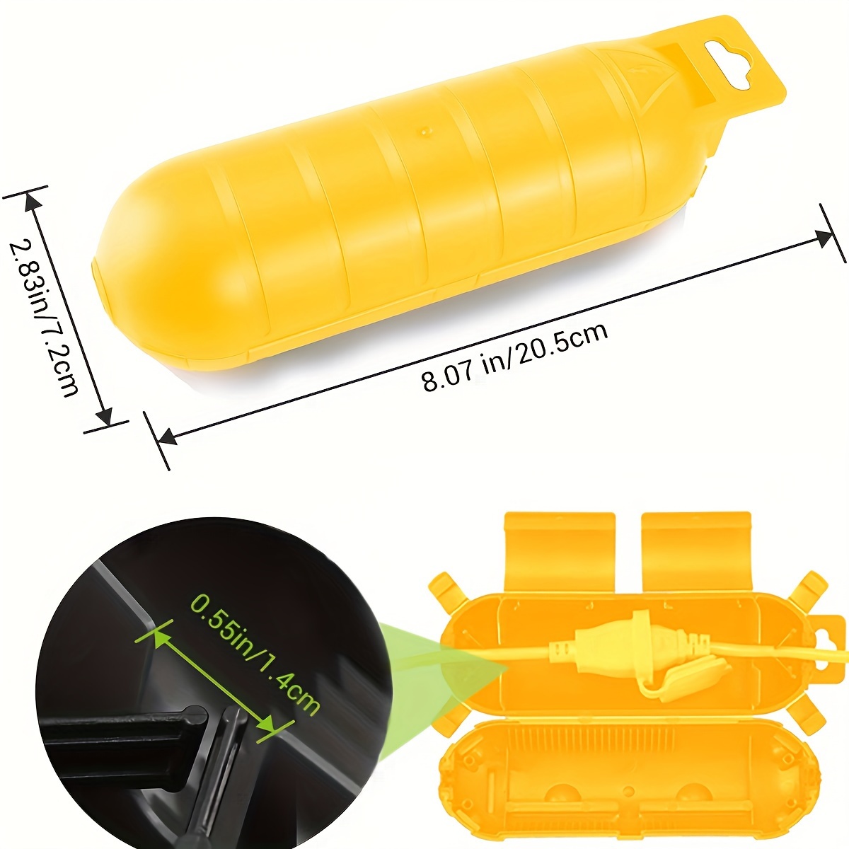 Extension yellow Cord Safety C - Outdoor Power Plug incelemesi ve fiyatı