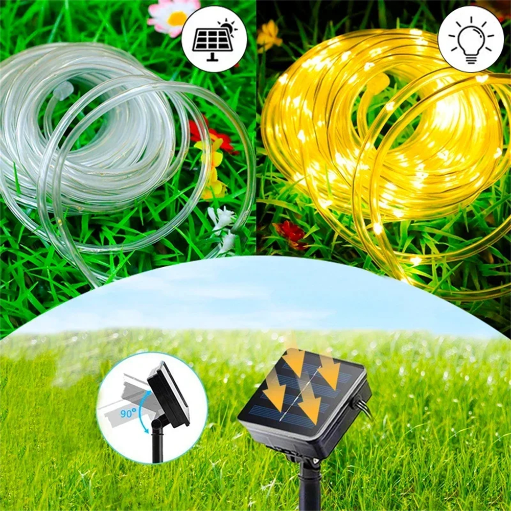 LED Solar Strip Rope Tube Fair - Outdoor Power Strip incelemesi ve fiyatı