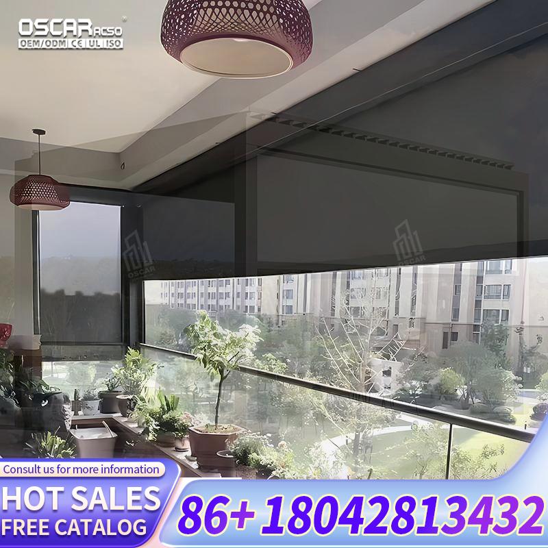 Outdoor Patio Motorized Roller - Outdoor Power Roller Shades incelemesi ve fiyatı