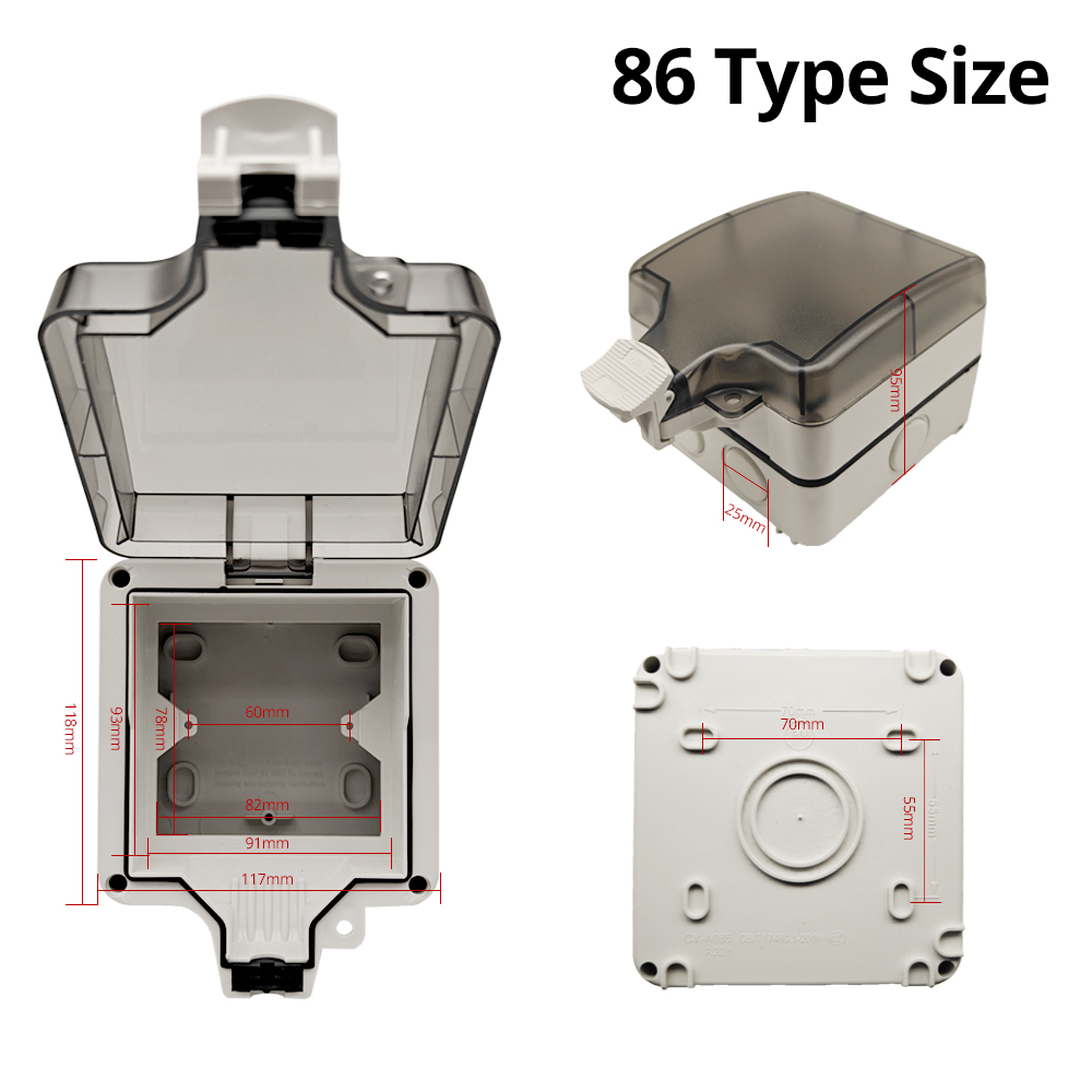 Wallpad IP66 Dustproof Waterpr - Outdoor Power Box Cover incelemesi ve fiyatı