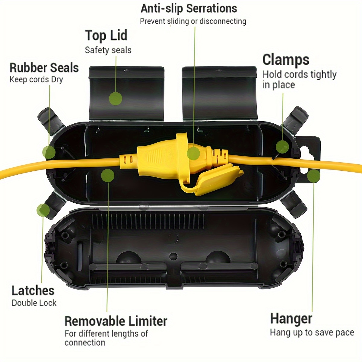 Extension Cord Plug Connection - Outdoor Power Hub incelemesi ve fiyatı