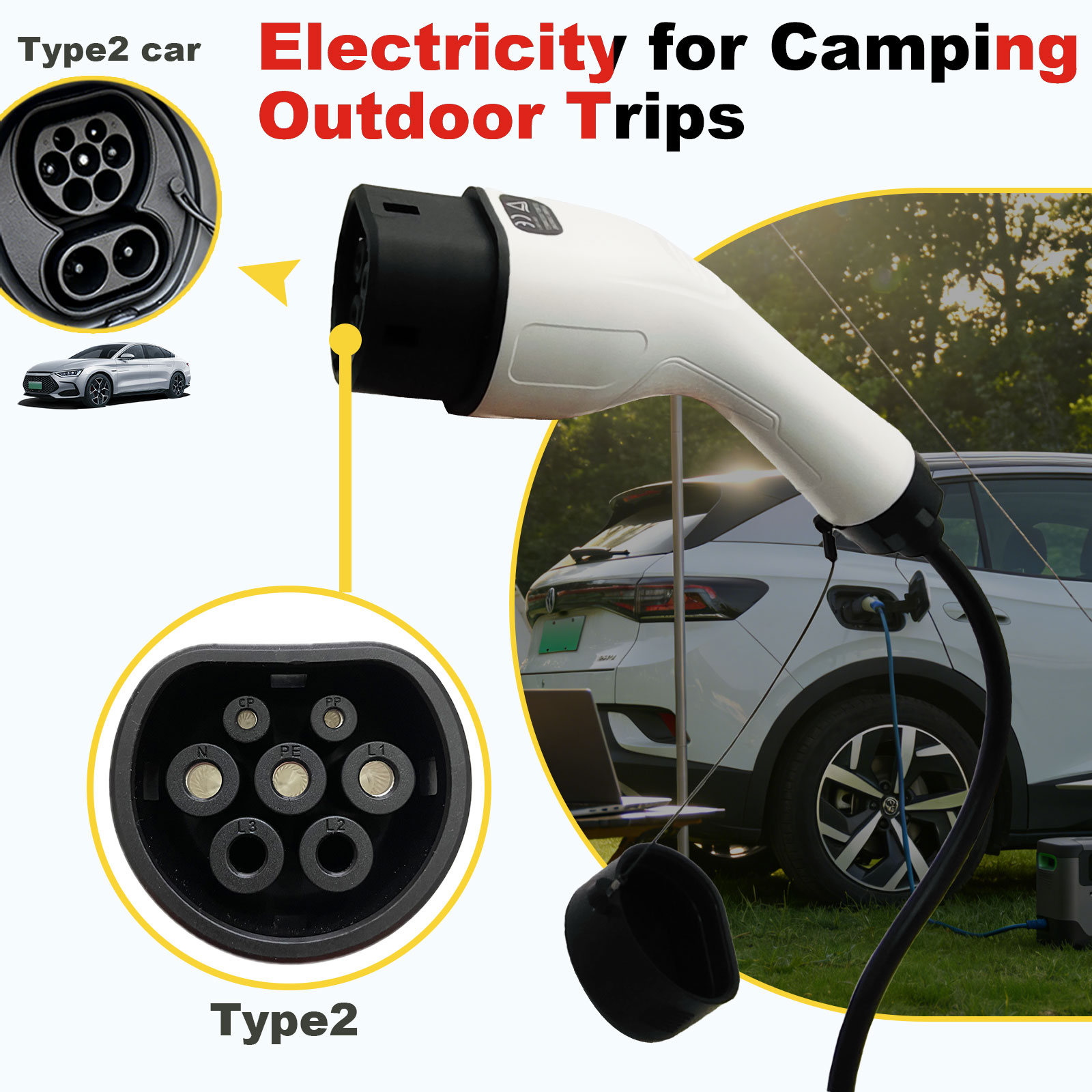 Type2 V2L Discharge Adapter 16 - Outdoor Power Rack incelemesi ve fiyatı