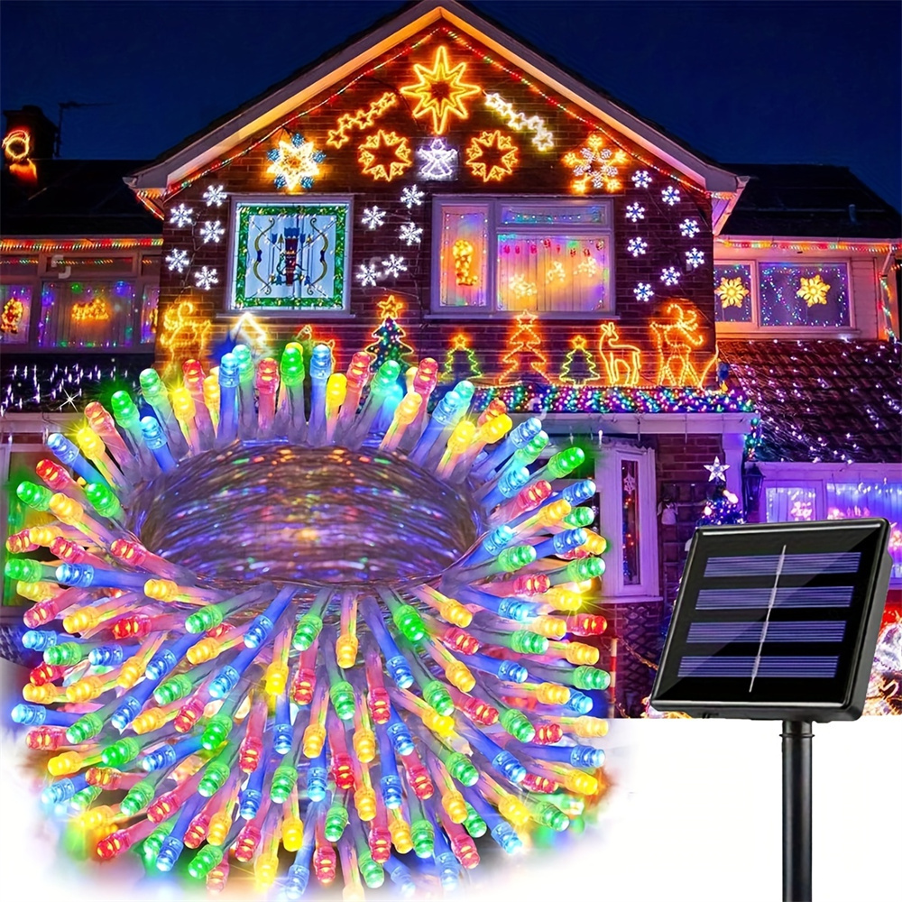 8 Modes Solar Powered LED Sola - Outdoor Solar Power Xmas Lights incelemesi ve fiyatı