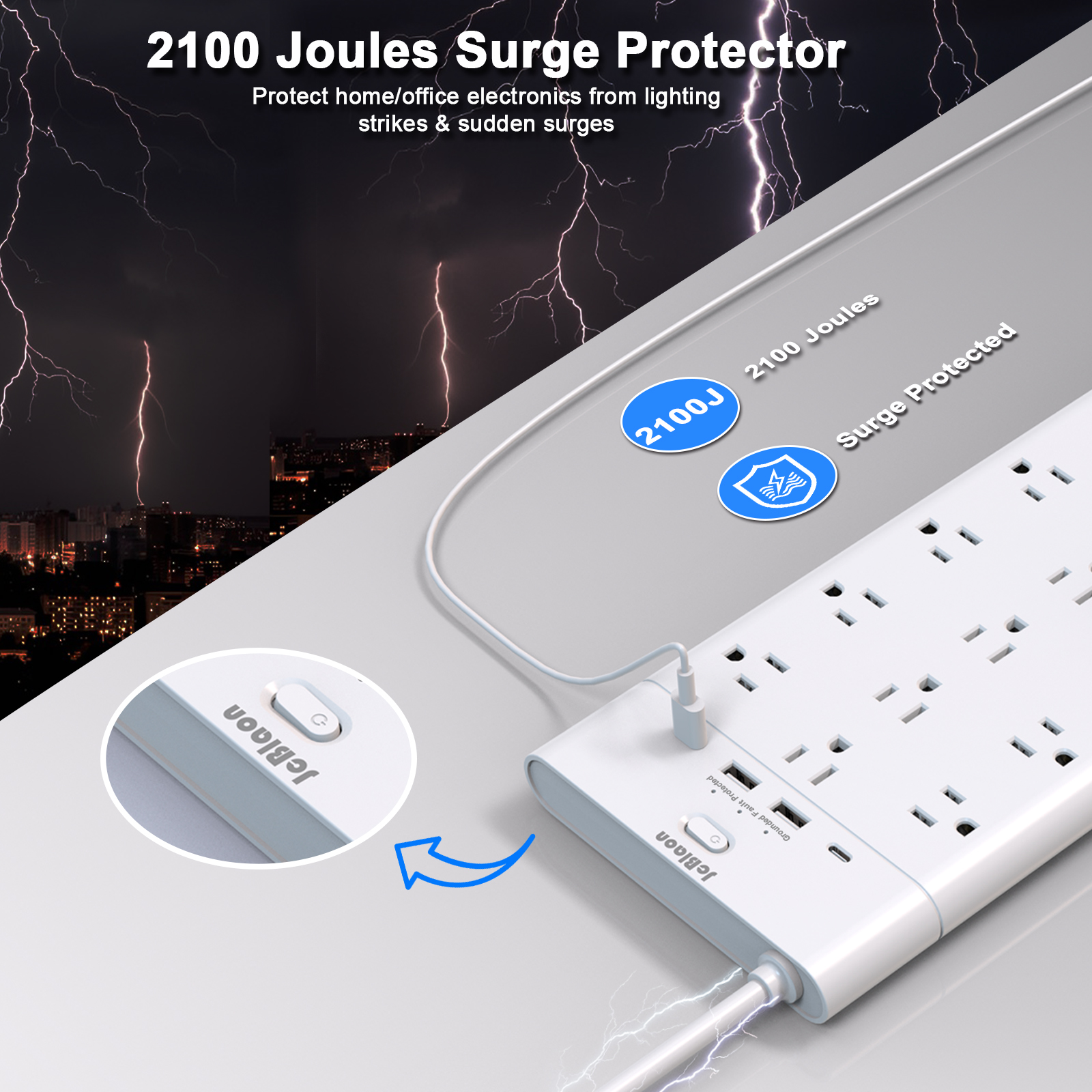 (1875W/15A,2100J)Power Strip 2 - Outdoor Power Strip incelemesi ve fiyatı