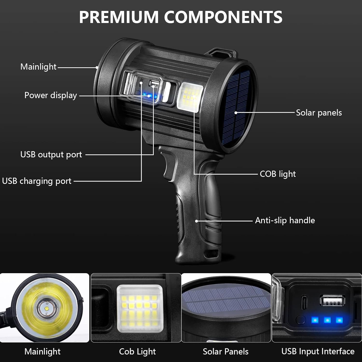 900000LM Rechargeable Led Spot - Outdoor Power Repair incelemesi ve fiyatı