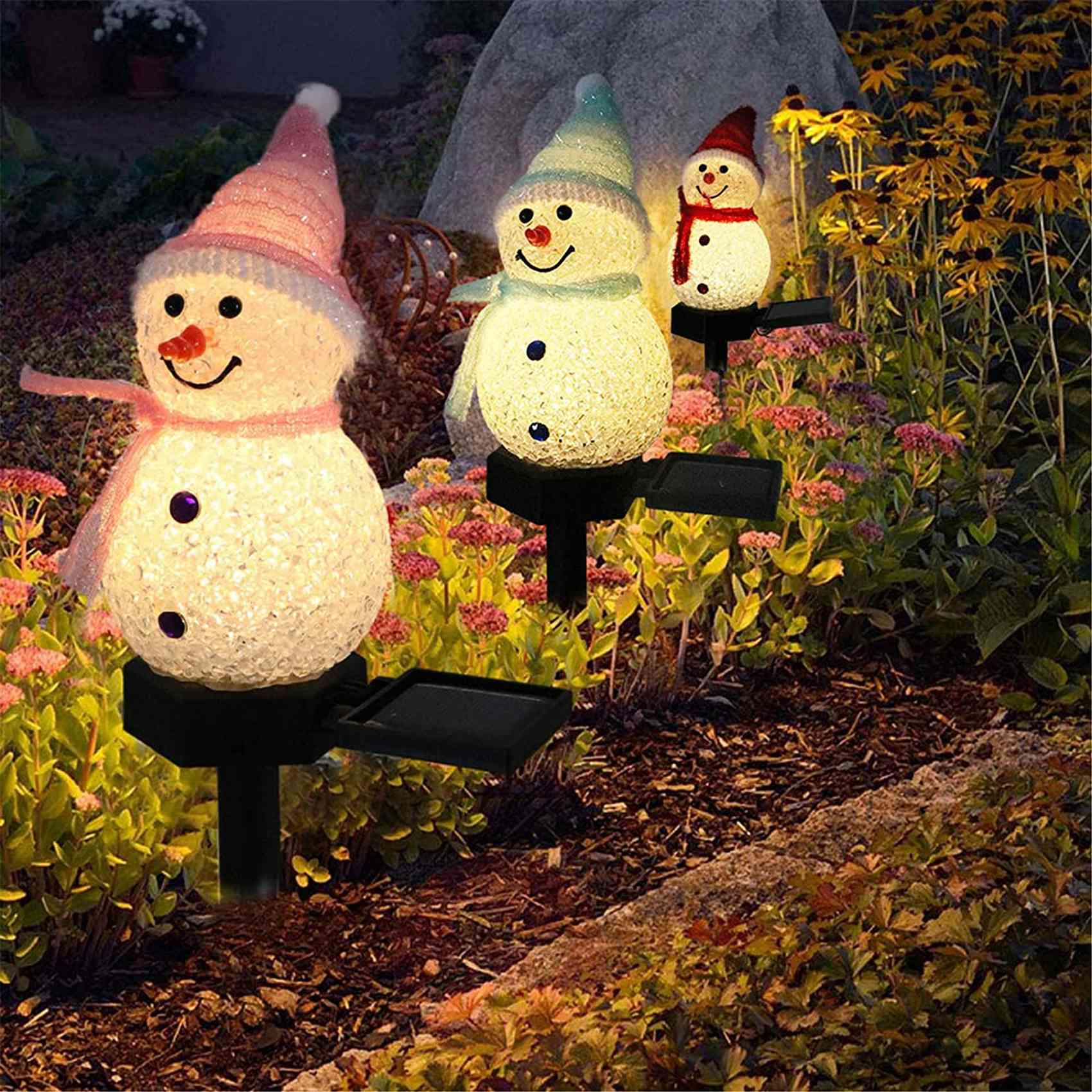 ABAH-Snowman Solar Lights Chri - Outdoor Solar Power Xmas Lights incelemesi ve fiyatı