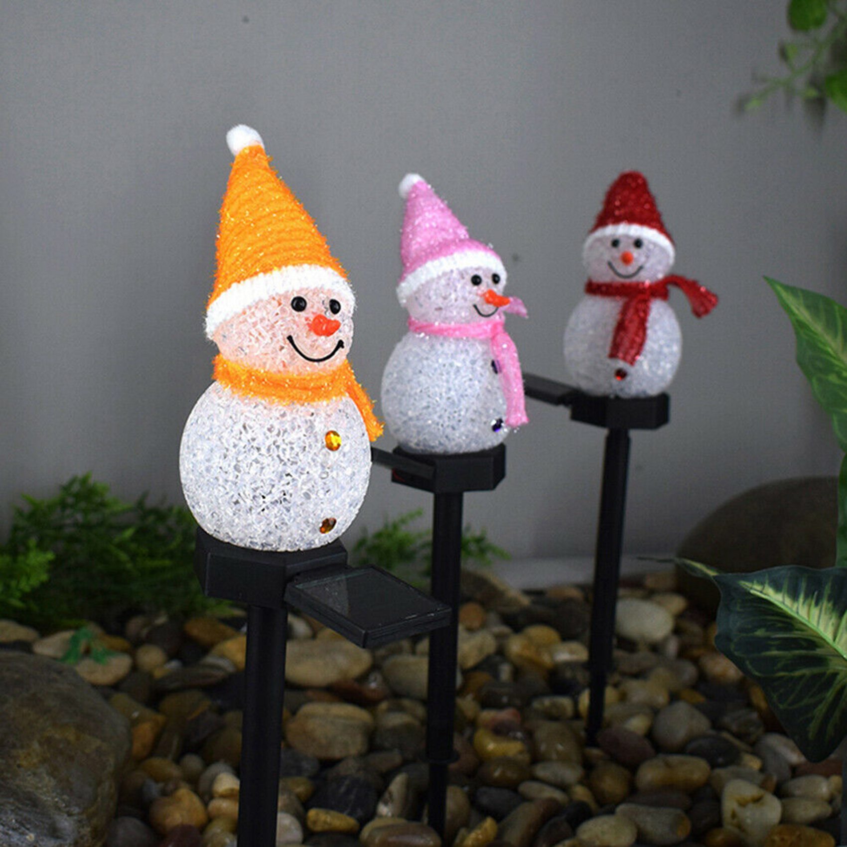 ABAH-Snowman Solar Lights Chri - Outdoor Solar Power Xmas Lights incelemesi ve fiyatı
