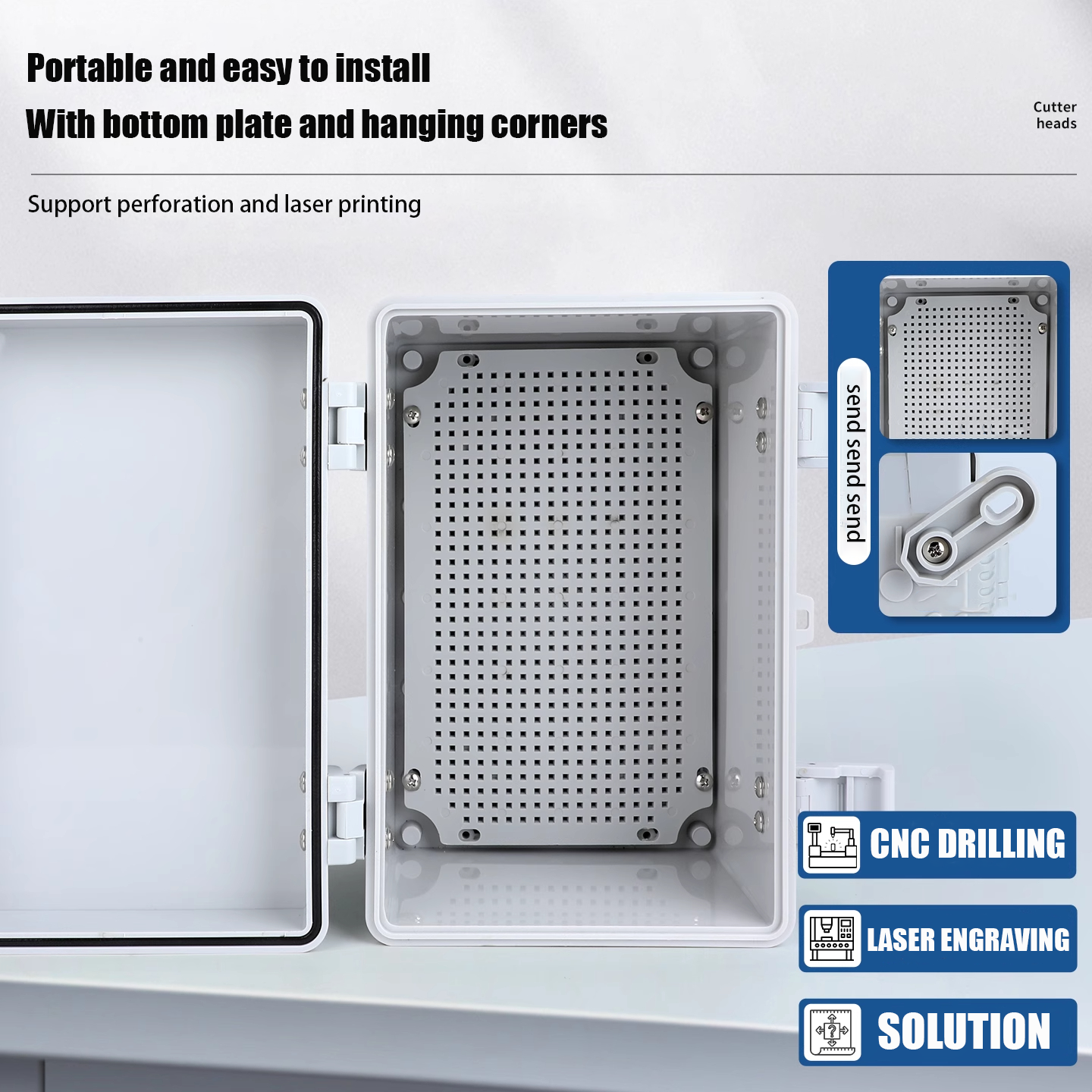 IP66 Waterproof Transparent/Gr - Outdoor Power Box Cover incelemesi ve fiyatı