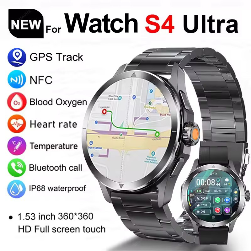 Original S4 Ultra GPS Smart Wa - Outdoor Power Meter Box incelemesi ve fiyatı