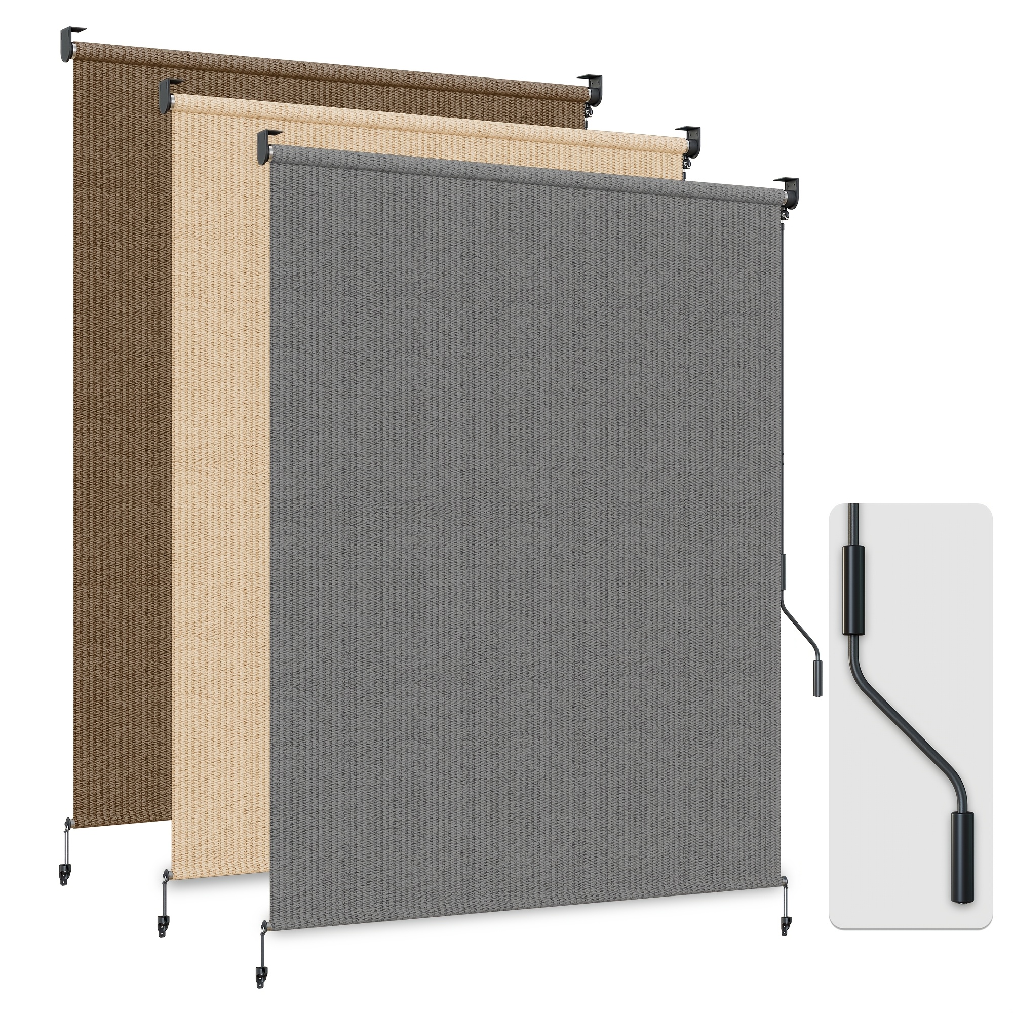 HOMEDEMO Outdoor Roller Shades - Outdoor Power Roller Shades incelemesi ve fiyatı