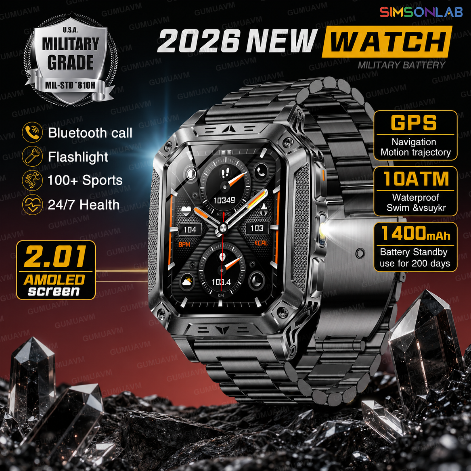 2026 New WATCH 1400mAh Militar - Outdoor Power Unlimited incelemesi ve fiyatı