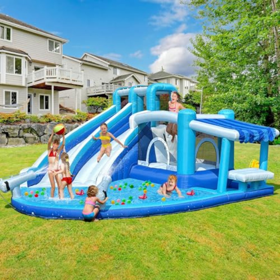 Inflatable Bounce House Water  - Outdoor Power House incelemesi ve fiyatı