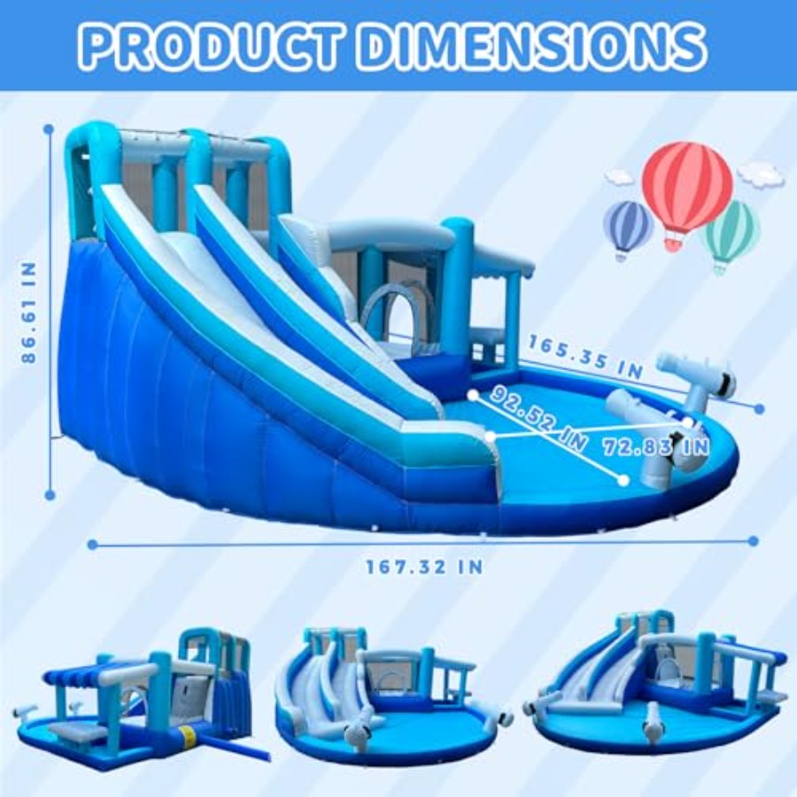 Inflatable Bounce House Water  - Outdoor Power House incelemesi ve fiyatı