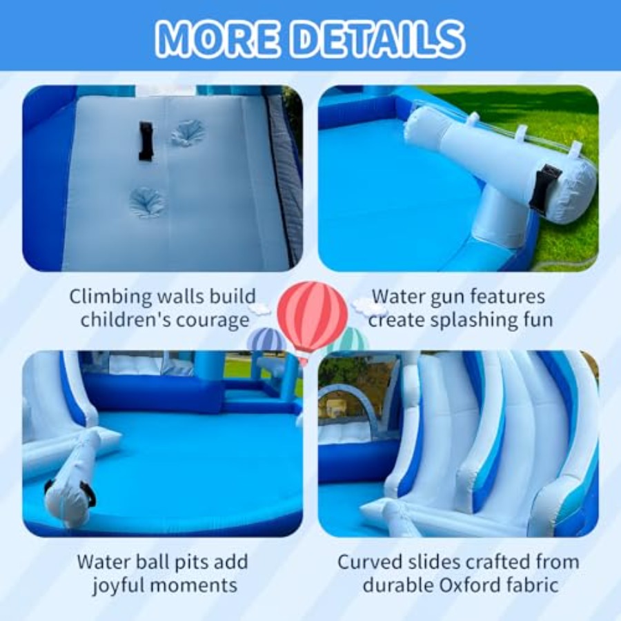 Inflatable Bounce House Water  - Outdoor Power House incelemesi ve fiyatı