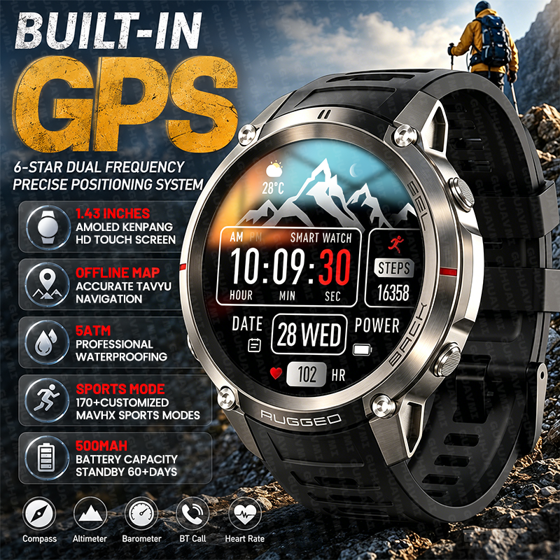 New Outdoor Built-in GPS Men S - Outdoor Power Meter Box incelemesi ve fiyatı