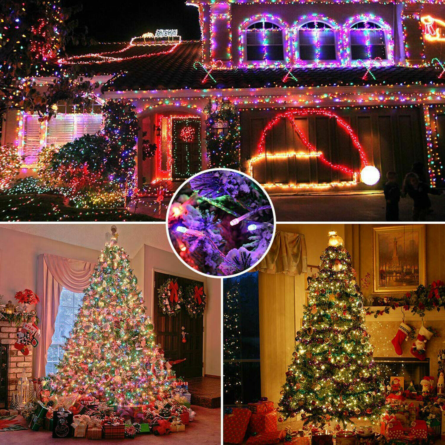 LED Solar String Lights 300LED - Outdoor Solar Power Xmas Lights incelemesi ve fiyatı