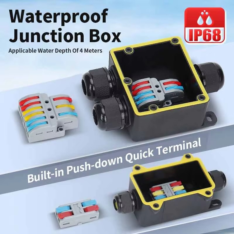 Junction Box Waterproof IP68 2 - Outdoor Power Plug incelemesi ve fiyatı