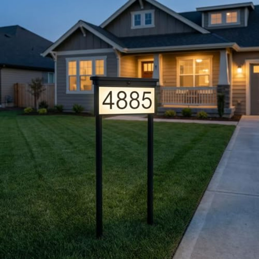 Solar House Numbers For Outsid - Outdoor Power House incelemesi ve fiyatı