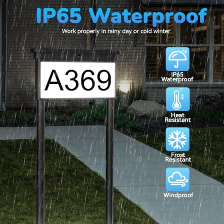 Solar House Numbers For Outsid - Outdoor Power House incelemesi ve fiyatı