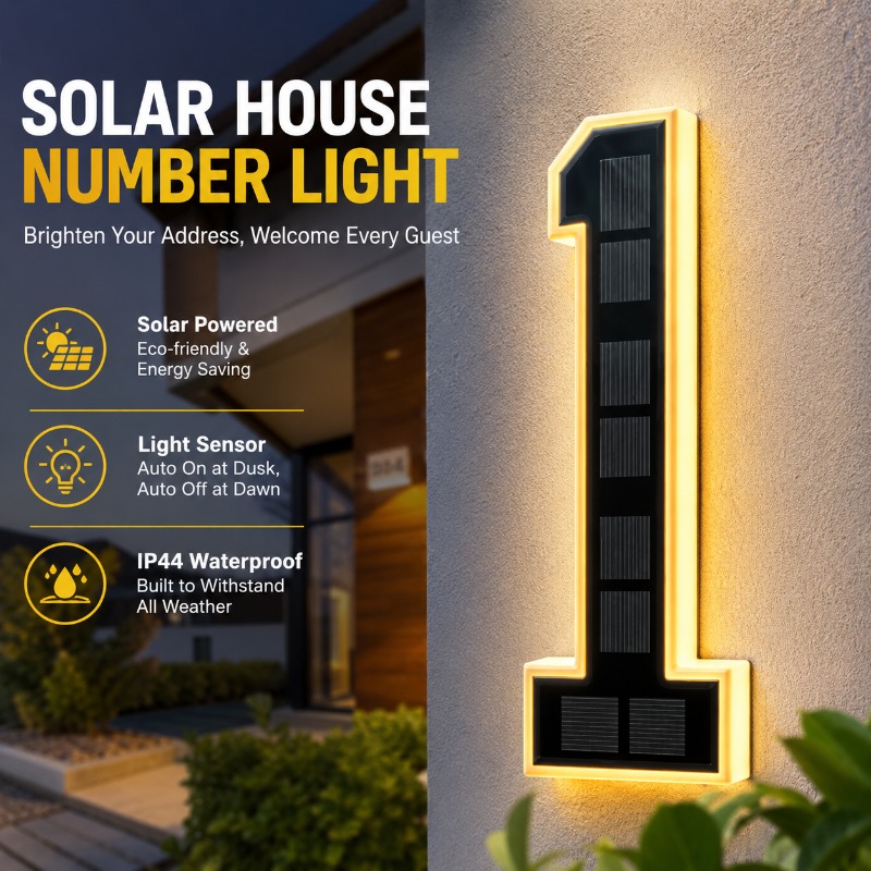 LED Number Door Plate 12V Powe - Outdoor Power House incelemesi ve fiyatı