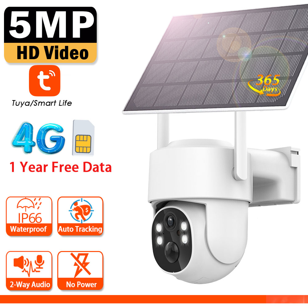 Tuya 4G 5MP Solar Surveillance - Outdoor Power Unlimited incelemesi ve fiyatı