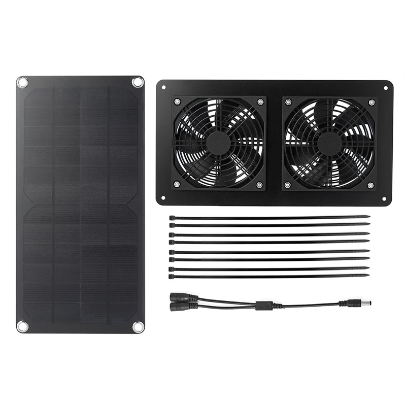 100W Solar Panel Exhaust Fan A - Outdoor Power House incelemesi ve fiyatı
