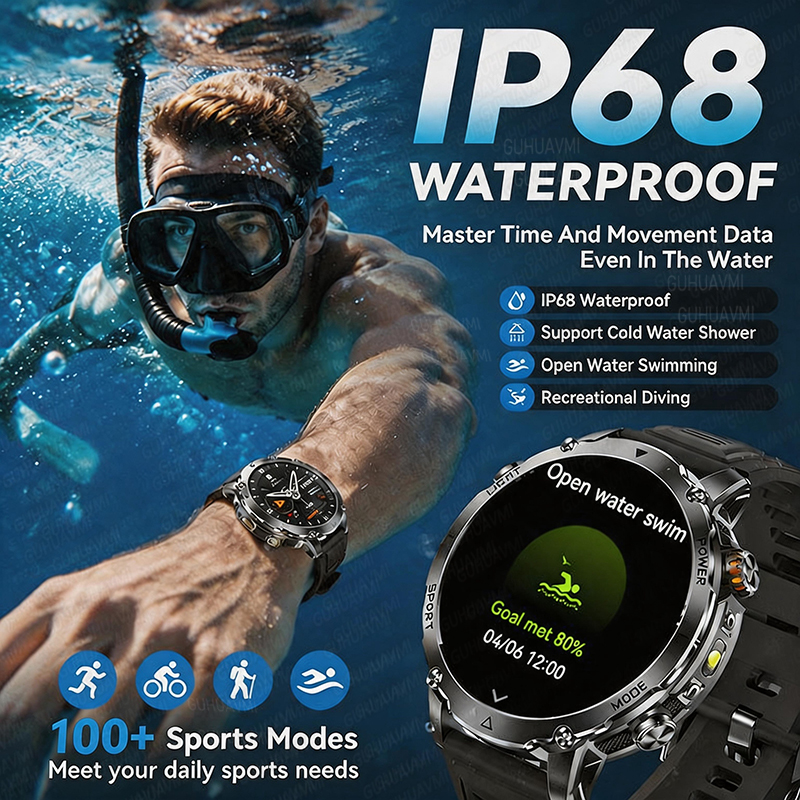 1400mAh GPS Smart Watch Men 20 - Outdoor Power Meter Box incelemesi ve fiyatı