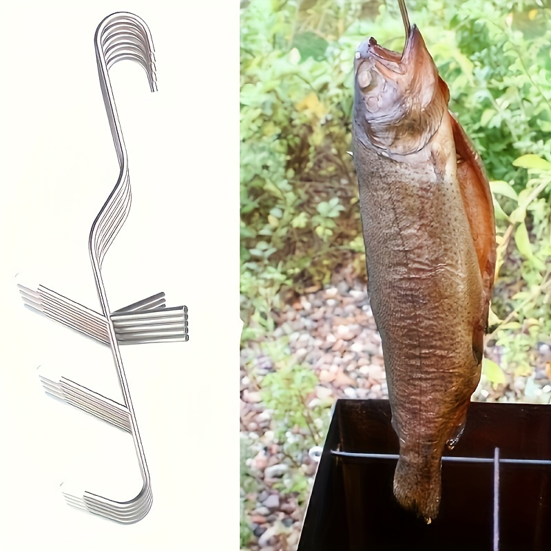 Fish Hooks for Smoking, Stainl - Outdoor Power Burner incelemesi ve fiyatı