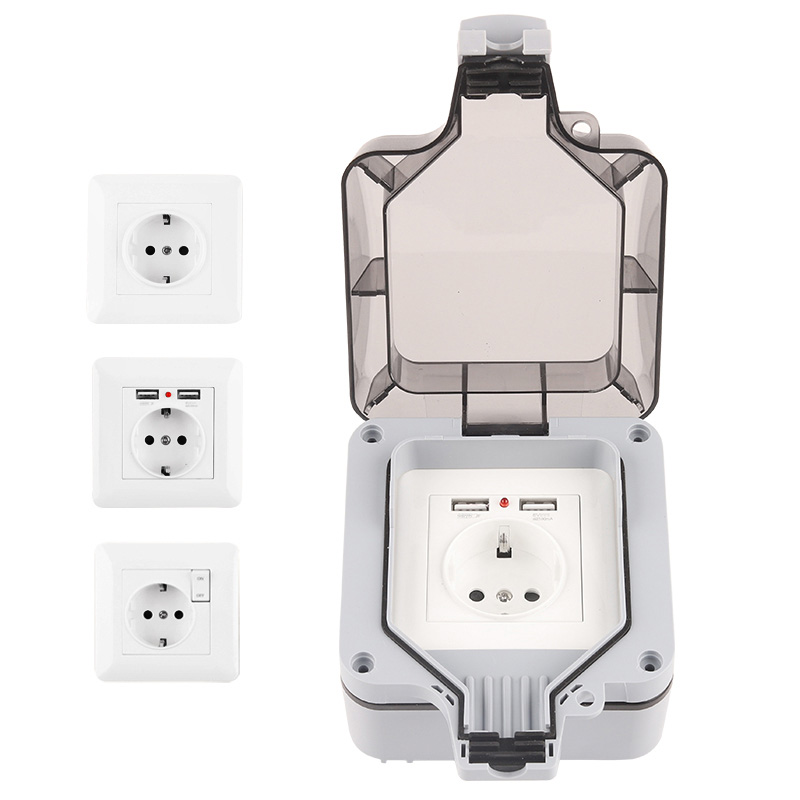 IP66 Outdoor Weatherproof 16A  - Outdoor Power Outlet Waterproof incelemesi ve fiyatı